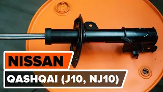 Как заменить стойку амортизатора передней подвески на NISSAN QASHQAI (J10, NJ10) [TUTORIAL AUTODOC]
