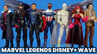 Marvel Legends Disney+ Captain America, Winter Soldier, USAgent, Scarlet Witch, Vision, Loki Review