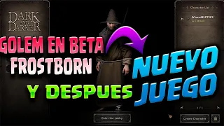 MATAMOS AL GOLEM BETA DE FROSTBOEN Y DESPUES DARK AND DARKER 🔴live🔴