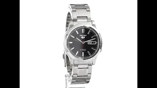 SEIKO Men's SNK795 SEIKO 5 Automatic Stainless Steel Watch with Black Dial