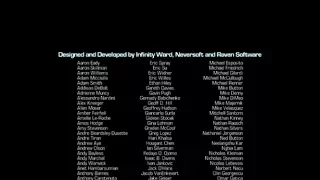 Call of Duty: Ghosts - Credits