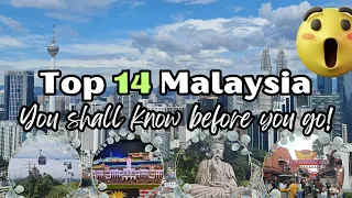 Best 14 Places to Visit in Malaysia 🤩🥰 | Tourist Attraction 2024