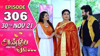 Anbe Vaa Serial | Episode 306 | 30th Nov 2021 | Virat | Delna Davis | Saregama TV Shows Tamil