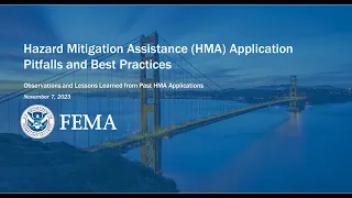 Hazard Mitigation Assistance Application Pitfalls and Best Practices