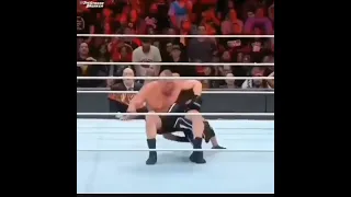 AJ Styles 450 Splash To Brock Lesnar!!!