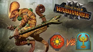 SNEAKY SNEAKY! Lizardmen vs Tomb Kings - Total War Warhammer 3