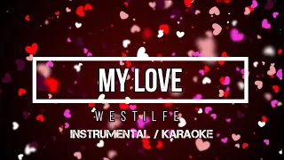 WESTLIFE - My Love | Karaoke (instrumental w/ back vocals)