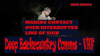 Deep Backcountry Comms - Yagi vs Whip Antenna With @hamradiowithkevin