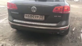 Volkswagen Touareg 2 V8 4.1 disel power на прямотоке.