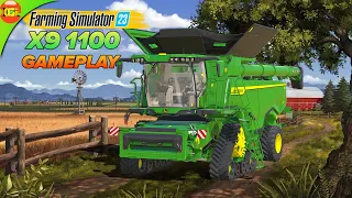 John Deere X9 1100 Harvester Gameplay! The True Beauty - Farming Simulator 23 Mobile fs23