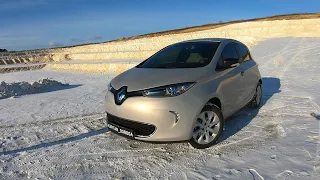 Renault ZOE СЕЛА БАТАРЕЙКА ЖЁСТКИЙ ТЕСТ-ДРАЙВ