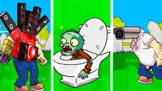 SKIBIDI TOILET, but PLANTS VS ZOMBIES!