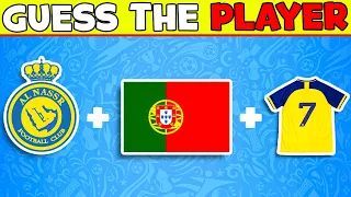 Can You Guess the CLUB + NATIONALITY + JERSEY NUMBER of Football Players ❓Ronaldo, Messi, Neymar