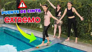 CRUZAMOS EL PUENTE DE CINTA EN PATINETA | TV Ana Emilia