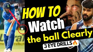 HOW to WATCH the Ball CLEARLY with TOP FOCUS | 3 'ZABARDAST🔥' EYESIGHT DRILLS for Cricket