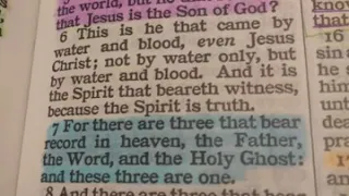 KJV vs NASB reading of 1 John 5:7
