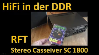 Hifi in der DDR: Der Stereo Casseiver (SC) 1800 von RFT