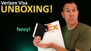 UNBOXING Verizon Visa Credit Card