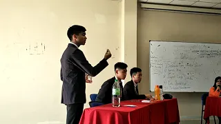 3rd Speaker Government Debate Competition