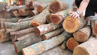 Extreme Peak Woodworking Projects From Hardwood Tree Trunks || Great Unique Woodworking Product Ever