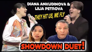 Diana Ankudinova & Lilia Petrova - They Hit Us, We Fly | Couple REACTION