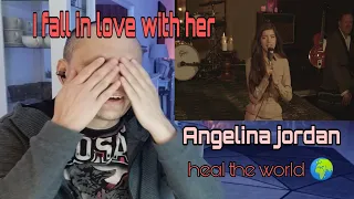 First Time Listen Angelina Jordan - Heal The World (Live from LA)