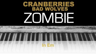 The Cranberries - Zombie Bad Wolves Karaoke Chords Instrumental Acoustic Piano Cover Lyrics