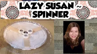 Lazy Susan with a Fidget Spinner - Dollar Tree Tray DIY #fidgetspinner, #lazysusan