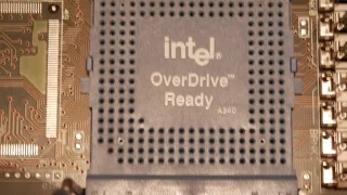 Intel Overdrive 486DX2 66MHz 1994 / SB16+Roland SC55 CDROM 2x