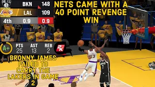 BRONNY JAMES FAILED TO CARRY THE LAKERS! | NBA 2K22 Mobile MyCareer Series Ep. 22 | anakindave