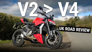 Ducati Streetfighter V2 UK road review – better than the V4!