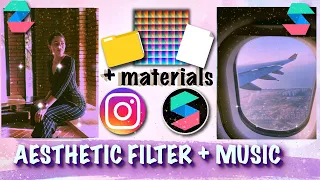 Aesthetic Filter + Glitter + Music in Spark AR Studio | How To Make Instagram Filters + Materials