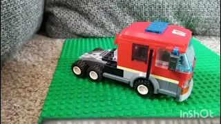 camion de pompier Lego construction