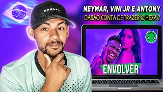 ♫ ENVOLVER (com Vini Jr, Neymar, Antony...) | Paródia Anitta (React)