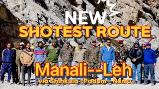NIMU PADUM Darcha Road- (EP-01) Upcoming Shortest route to LEH via Zanskar valley #zanskar #leh