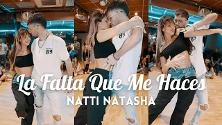 La Falta Que Me Haces - Natti Natasha  | Daniel y Tom Bachata Groove in Paris