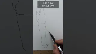 How to QUICKLY sketch people and figures - simple sketching tutorial