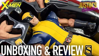 Wolverine Astonishing X-Men Sideshow Collectibles 1/6 Scale Figure Unboxing & Review