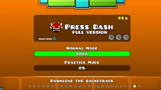 Press dash official showcase by Nadir (me) [Geometry Dash 2.2]