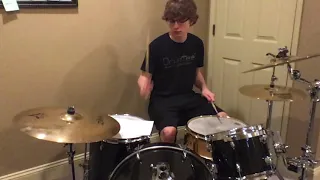 3:4:5:7 Polyrhythm on drum set