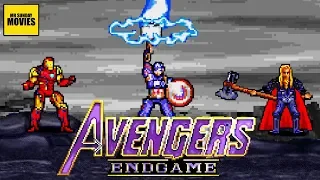 Avengers Endgame Final Battle Part 1 - 16 Bit Scenes