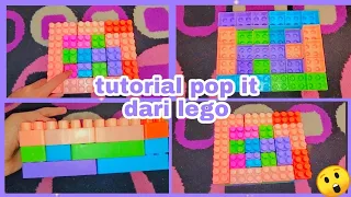 TUTORIAL BUAT POP IT DARI LEGO😲💕 , MIRIP BANGET😆❤️