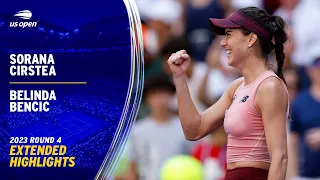 Sorana Cirstea vs. Belinda Bencic Extended Highlights | 2023 US Open Round 4