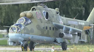 Mi-24 shaking engine start and departure