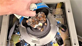 Counting 25 Gallons of Coins at 10,000 Coins per min! | The Amazing Jetsort Coin Sorter How it Works