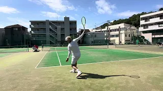Ogajun Tennis Stroke Backside on 2nd May 2024