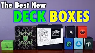 MTG Best Deck Boxes 28 - Ultra Pro Ravnica Alcove, The Card Bearer Tactician, Zoopin, and Grimoire.