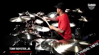 TONY ROYSTER JR DRUM PERFORMANCE AT THE SABIAN CYMBALS