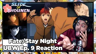 ANOTHER SERVANT ENTERS THE BATTLEFIELD??? | Fate/Stay Night Unlimited Blade Works Episode 9 Reaction