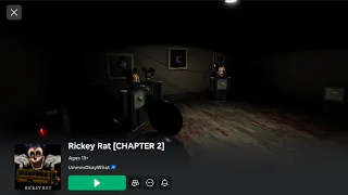 Ricky Rat chapter 1 Roblox game play!